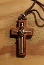 Médaille Religieuse Ancienne Crucifix Jésus Christ 