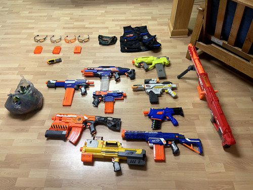 Nerf gun selection - nerf,