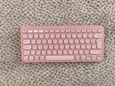 Clavier Sans Fil Logitech K380 Rose Multi-Device Bluetooth Clavier Minimalist