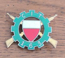 Insigne Militaire 163° Centre d'Instruction du Train Drago Paris /U40