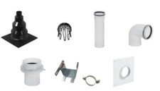 POUJOULAT Kit raccordement cheminée C9 D 80 /125 chaudière condensation 27080582