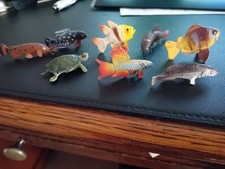 Jouet ancien Figurine publicitaire biscottes PRIOR série   POISSONS