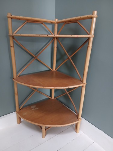 Etagere angle rotin h 32 - etagere,