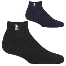Heat Holders - 2 Paires Chaussettes Hommes Basses Hiver | Chaussettes Thermiques