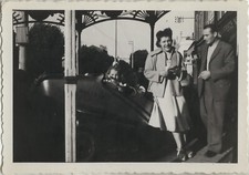 PHOTO ANCIENNE - VINTAGE SNAPSHOT - MANÈGE FÊTE FORAINE AVION