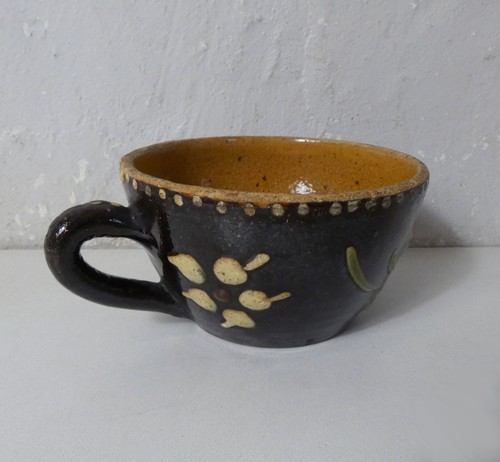 Ancienne tasse déjeuner - tasse,