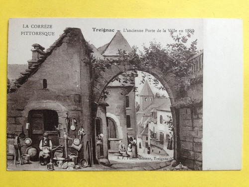 Cpa treignac - cpa, (corrèze)