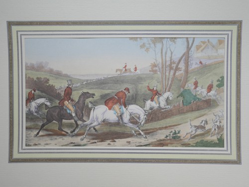 Lithographie coloriée - , au