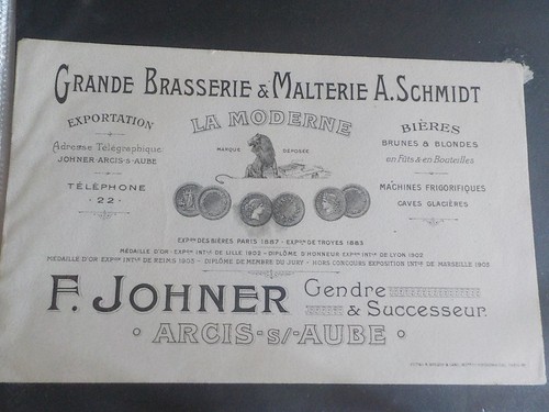 Buvard biere brasserie - buvard,
