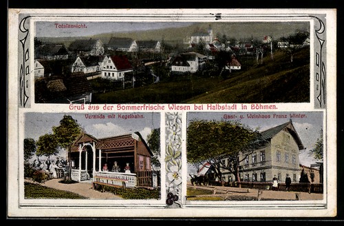 Carte postale wiesen - wiesen, près