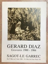 GERARD DIAZ 1984  AFFICHE