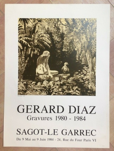 Gerard diaz 1984 affiche - gerard,