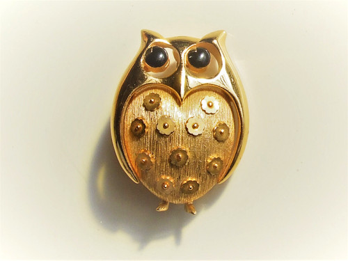 Charmante broche chouette - broche, /