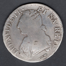 MONNAIE ROYALE EN ARGENT : ECU DU BEARN DE LOUIS XVI 1786 PAU @ SILVER COIN !
