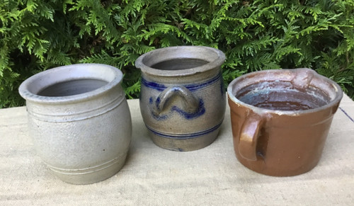 Pot graisse ancien poterie - à,