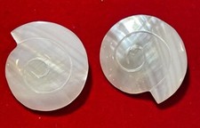 Vintage Ronde Sculpté Blanc