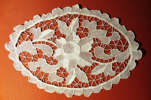 Napperon ancien dentelle - napperon,