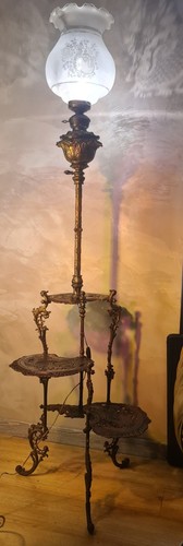Lampadaire fonte acier - d,