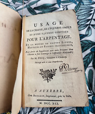 livre ancien Géométrie