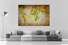 CARTE DU MONDE WORLD MAP Wall