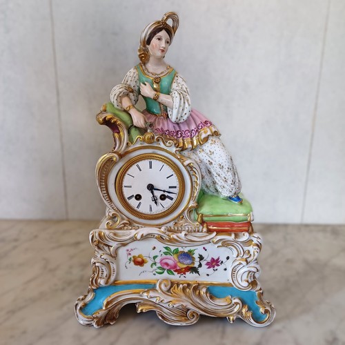 Pendule porcelaine jacob - de,