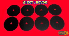 JEU DE 8 CALES / REEL SPACER / STUDER REVOX - NAB - TRIDENT / ÉPAISSEUR 0.3 mm 