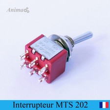 Interrupteur à levier 2 voies 2 Positions (ON-ON) MTS-202
