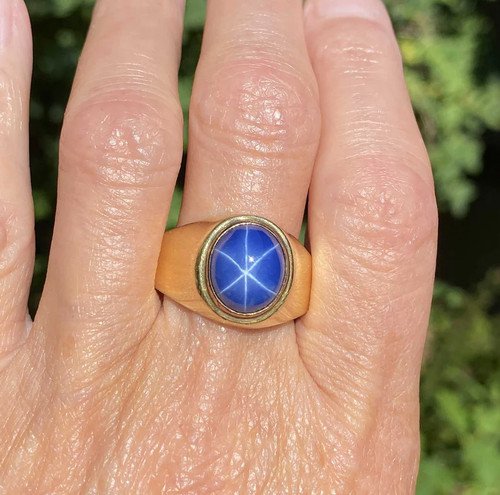 Bague homme vintage argent - bague, en
