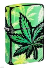 ZIPPO ★ GLOW-IN-THE-DARK BOTANICAL DESIGN (Pipe lighter - 540° color process)