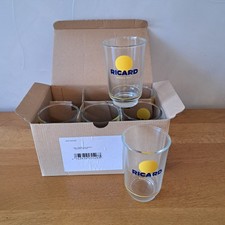 6 verres Ricard 27cl, NEUFS en carton.