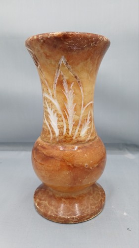 Vase albâtre marron - albâtre, /
