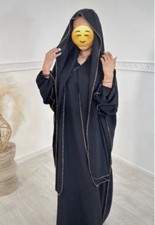 Abaya avec voile - voile, intégré