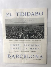 Luis Mariano AUTOGRAPHE DÉDICACE sur Dépliant Hôtel