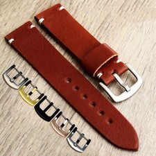 Bracelet montre en cuir