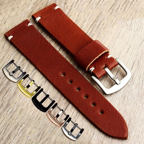 Bracelet montre en cuir