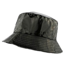 Chapeau Pluie Nyls Création Maud Noir Brillant-Taille unique