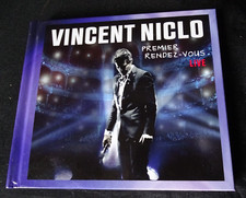 VINCENT NICLO " Premier rendez-vous " live , livre CD + DVD collector , numéroté