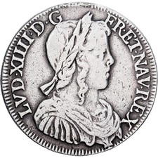 France, Louis XIV, 1/2 Écu à