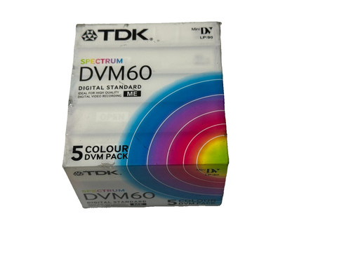 Lot video tdk dvm 60 - k7, dvm-60