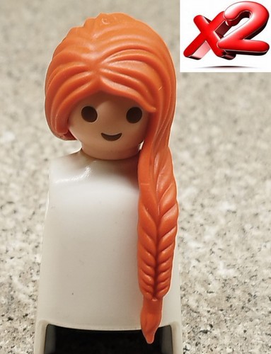 Playmobil perruques tresse - x2,