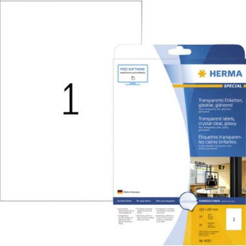 Herma 8020 etiquette - etiquette, plastique