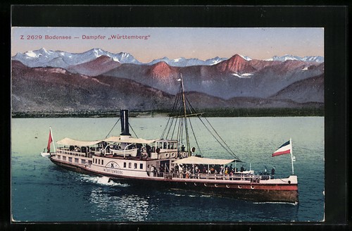 Carte postale paquebot