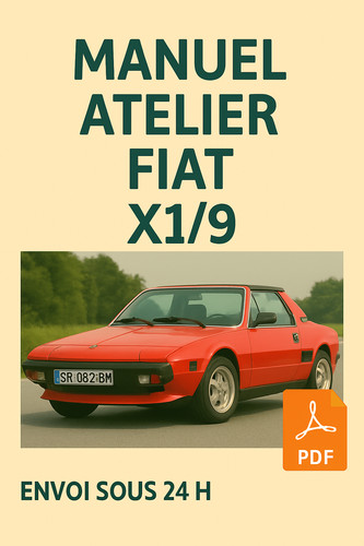Manuel atelier fiat - atelier, fiat-x1-9-