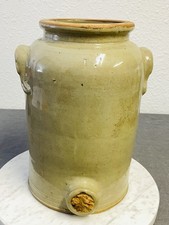 Ancienne Toupine Vinaigrier en Grès pour Gros Guillon (XIXe siècle)