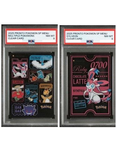 Jeu cartes psa 8 sylveon - jeu,