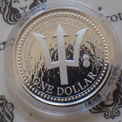 Barbados dollar trident - barbados, 1