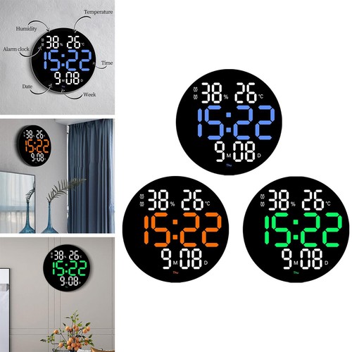 Horloge murale led avec - horloge,