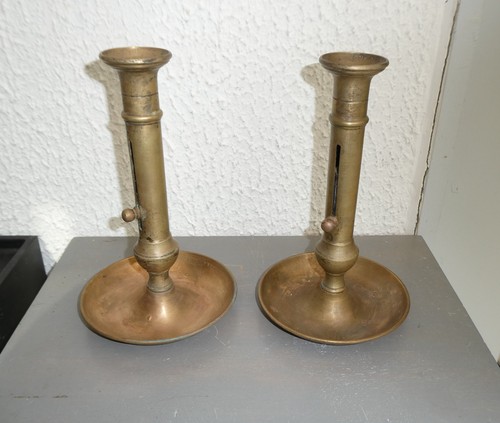 Paires anciens bougeoirs - bougeoirs, a