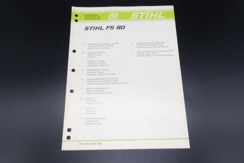 Stihl débrousailleuse fs80 - débrousailleuse, fs