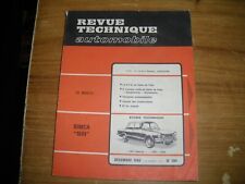 REVUE TECHNIQUE RTA SIMCA 1501 spécial GL et  GLS berline et break